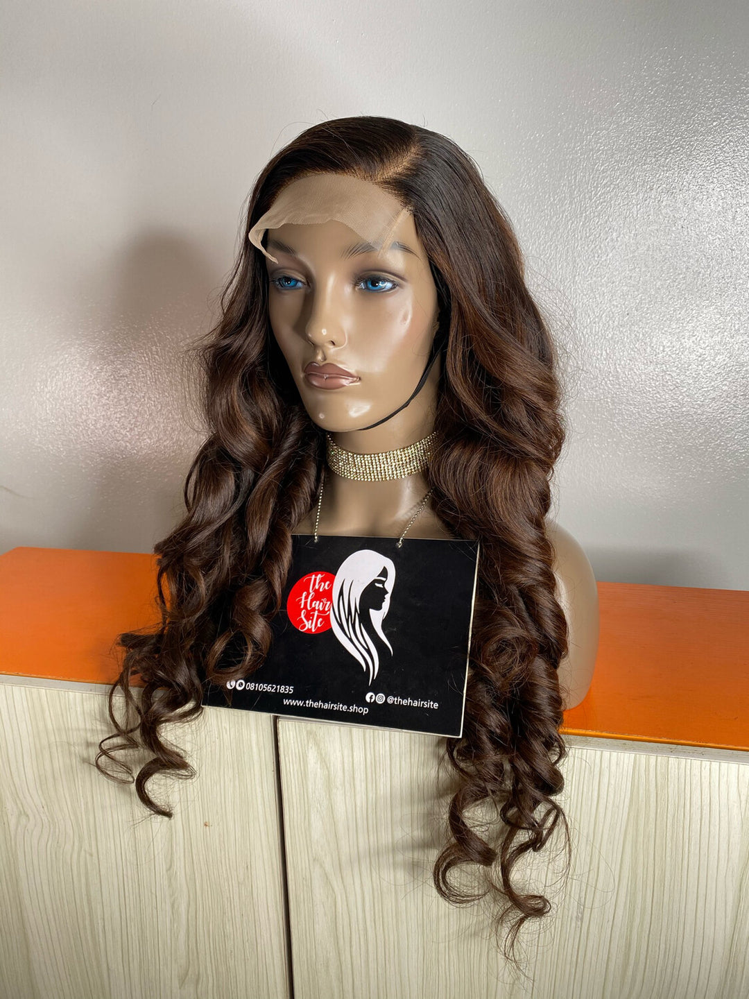 LUCY 6 X 6 | 13 X 6 BROWN WAVY WIG