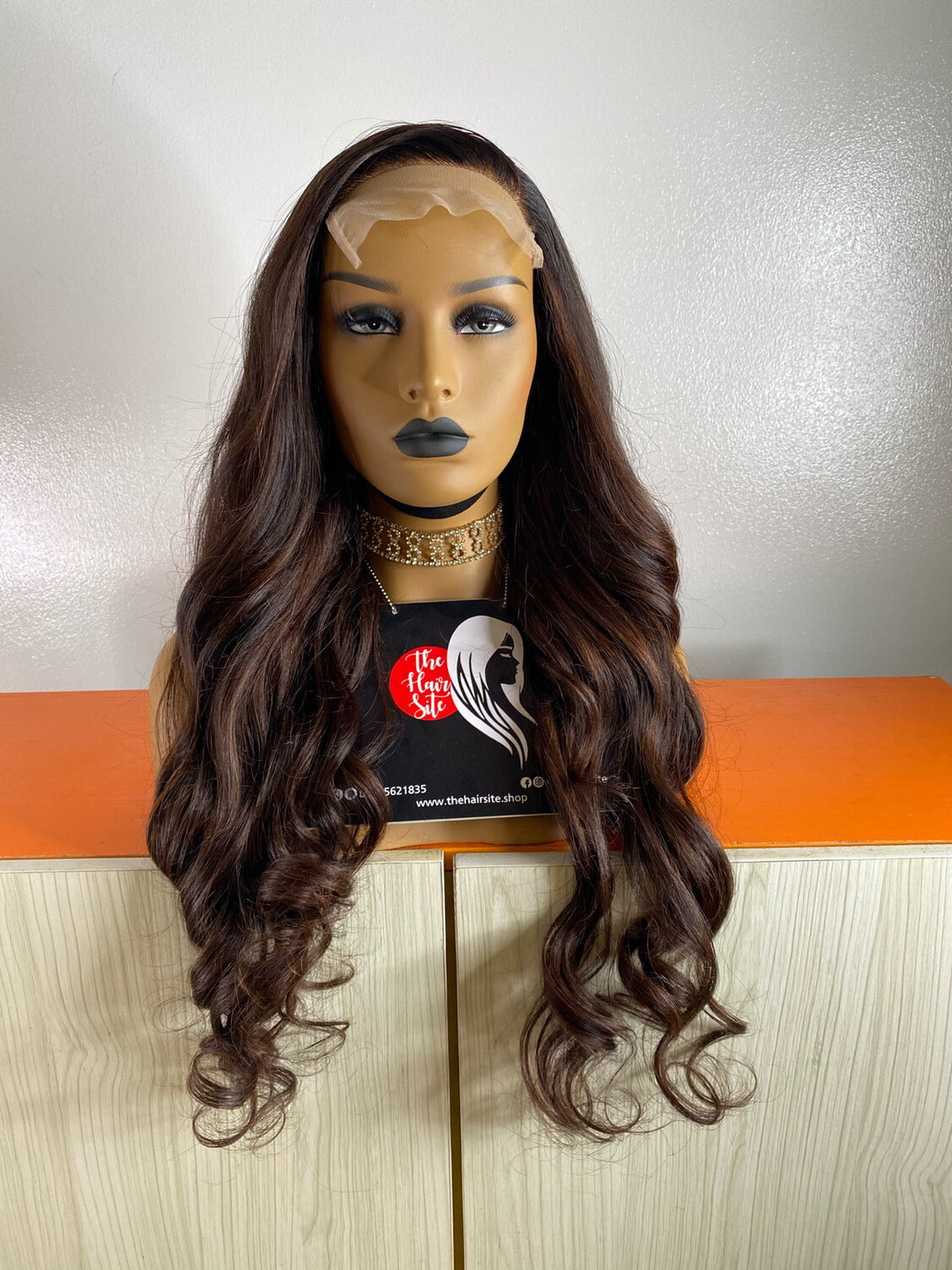LUCY 6 X 6 | 13 X 6 BROWN WAVY WIG