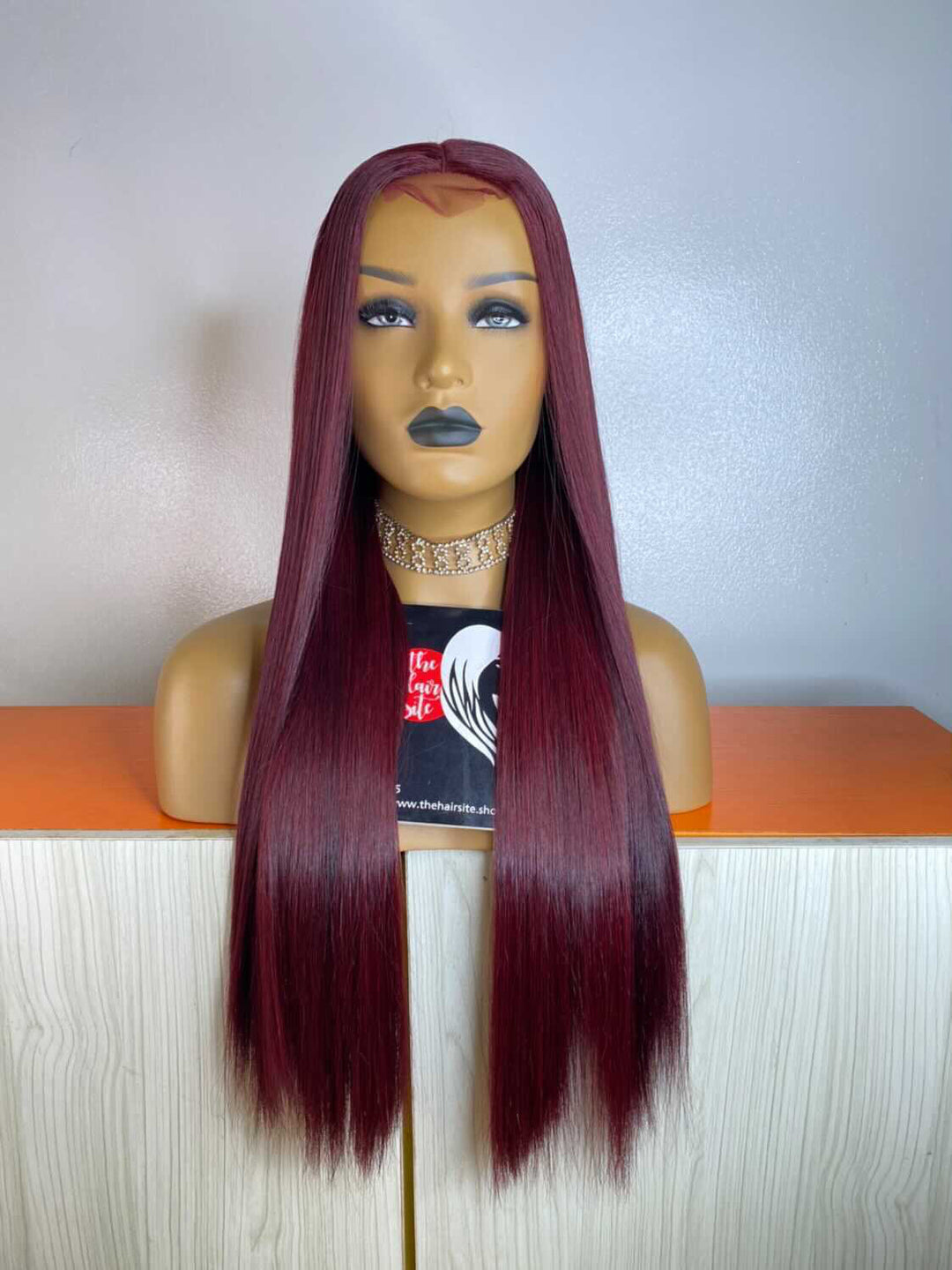 NINA 2 X 6 RED GLUELESS WIG