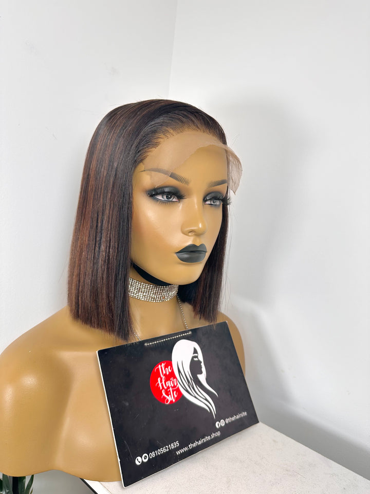 JOYCE 6 X 6 BONE STRAIGHT GLUELESS WIG